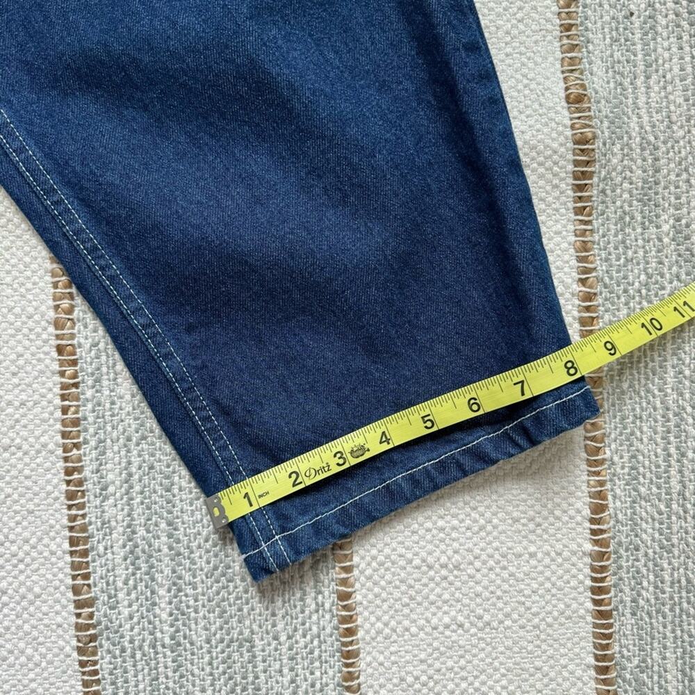 Gravel & Gold Colusa Shasta Dark Wash Relaxed Fit High Rise Tapered Leg Jeans 42 - Picture 11 of 16